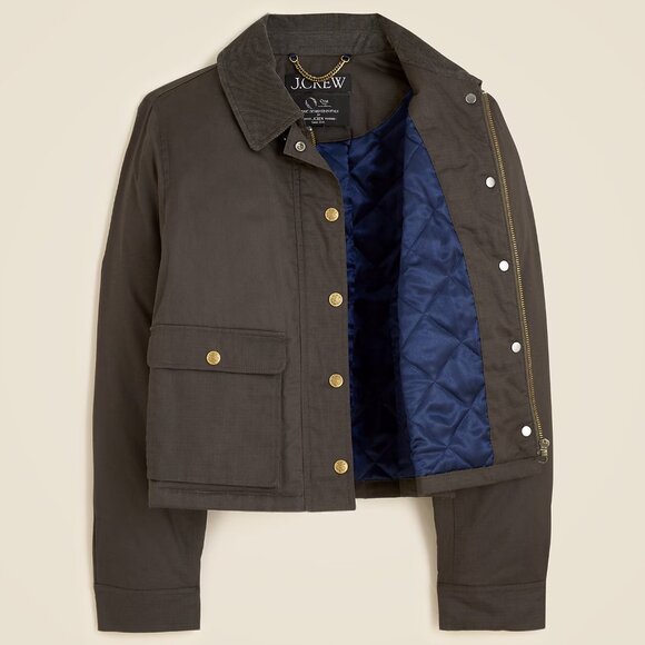 J. Crew Cropped Barn Jacket - NWT - Picture 2 of 8